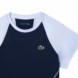 Lacoste Womens/Ladies Stretch Slim Sport T-Shirt - 10 UK, Blue