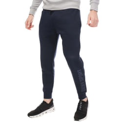 DKNY Mens Fleece Tonal Logo Jogging Bottoms - L, Navy
