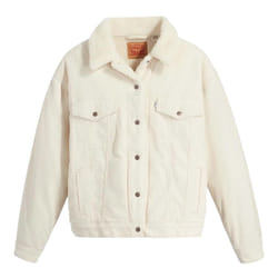 Levis Womens/Ladies Sherpa Plus Trucker Jacket - 18 UK - 20 UK, Cream