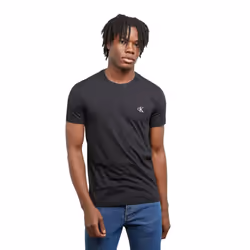 Calvin Klein Mens Essential Organic Cotton Slim T-Shirt - S, Black