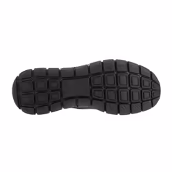 Skechers Mens Track Syntac Coated Leather Trainers - 7 UK, Black