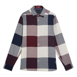 Ted Baker Mens Neetly Long-Sleeved Shirt - S, Red