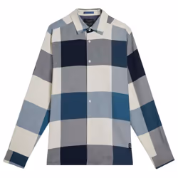 Ted Baker Mens Neetly Long-Sleeved Shirt - S, Blue