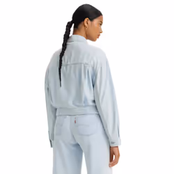 Levis Womens/Ladies Lightweight Trucker Jacket - 6 UK, Light Blue