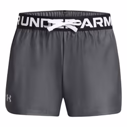 Under Armour Boys Play Up Shorts - 7-8 Years, Grey