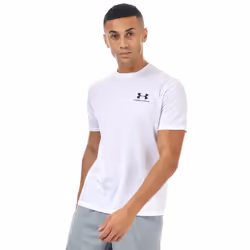 Under Armour Mens Sportstyle Short-Sleeved T-Shirt - S, White