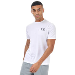 Under Armour Mens Sportstyle Short-Sleeved T-Shirt - S, White