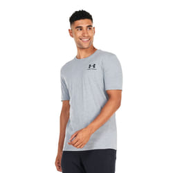 Under Armour Mens Sportstyle Short-Sleeved T-Shirt - S, Grey
