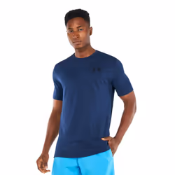 Under Armour Mens Sportstyle Short-Sleeved T-Shirt - L, Navy