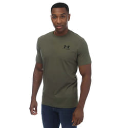 Under Armour Mens Sportstyle Short-Sleeved T-Shirt - S, Green