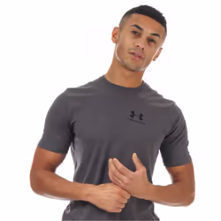 Under Armour Mens Sportstyle Short-Sleeved T-Shirt - XXL, Charcoal