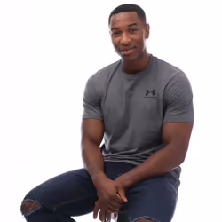 Under Armour Mens Sportstyle Short-Sleeved T-Shirt - L, Castle Rock