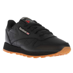 Reebok Mens Classic Leather Trainers - 5.5 UK, Black