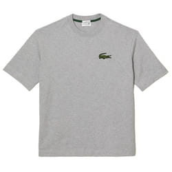 Lacoste Mens Organic Loose T-Shirt - XXS, Grey