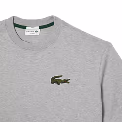 Lacoste Mens Organic Loose T-Shirt - XXS, Grey
