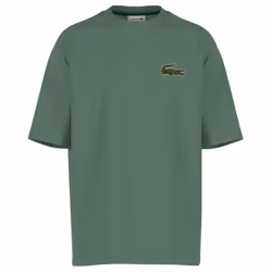 Lacoste Mens Organic Loose T-Shirt - XS, Green