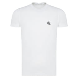 Calvin Klein Mens Essential Organic Cotton Slim T-Shirt - M, White