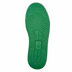 Lacoste Unisex Adult L001 Leather Trainers - 8 UK, Off White/Green