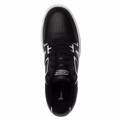 Lacoste Unisex Adult L001 Leather Trainers - 9.5 UK, Black/White