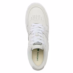 Lacoste Unisex Adult L001 Leather Trainers - 9 UK, White