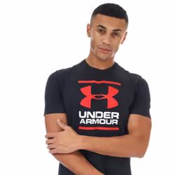 Under Armour Mens GL Foundation Short-Sleeved T-Shirt - XL, Black