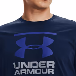 Under Armour Mens GL Foundation Short-Sleeved T-Shirt - M, Navy