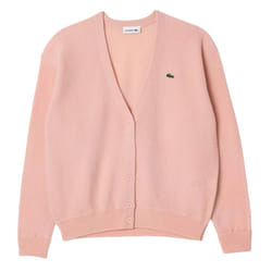 Lacoste Womens/Ladies Wool Relaxed Fit Cardigan