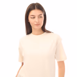 Off White Womens/Ladies Swimming Man T-Shirt - 8 UK, Grey/White
