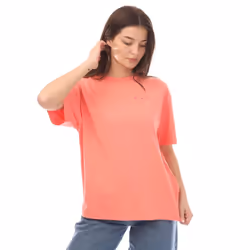Off White Womens/Ladies Swimming Man T-Shirt - 6 UK, Pink