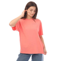 Off White Womens/Ladies Swimming Man T-Shirt - 6 UK, Pink