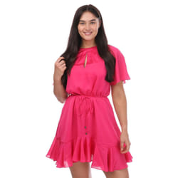 Ted Baker Womens/Ladies Elsieee Fluted Hem Mini Dress - 8 UK, Pink