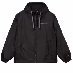 Lacoste Mens Hooded Quilted Cropped Padded Jacket - M-L, Black
