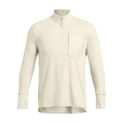Under Armour Mens Trail Run Quarter Zip Top - S, Brown