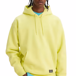 Levis Mens Skate Hoodie - S, Lime