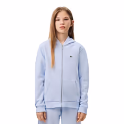 Lacoste Childrens/Kids Kangaroo Pocket Full Zip Hoodie - 4 Years, Blue
