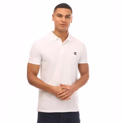Timberland Mens Merrymee River Polo Shirt - S, White