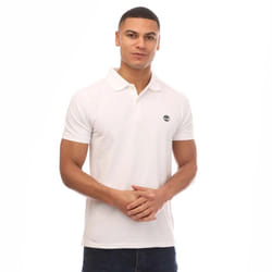 Timberland Mens Merrymee River Polo Shirt - S, White