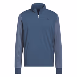 Adidas Mens Go-To Quarter Zip Jacket - M, Blue