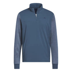 Adidas Mens Go-To Quarter Zip Jacket - M, Blue