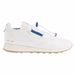Reebok Mens Milk Makeup Classic Vegan Trainers - 12 UK, White/Blue