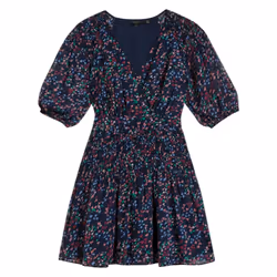 Ted Baker Womens/Ladies Casadee Mini Smock Panel Wrap Dress - 10 UK, Navy