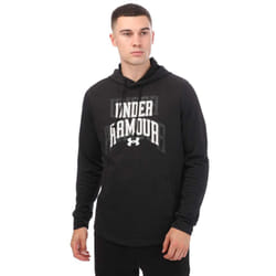 Under Armour Mens Rival Graphic French Terry Hoodie - L, Black