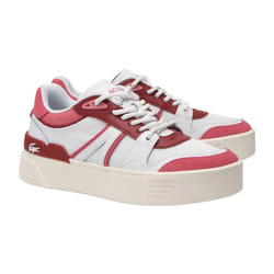 Lacoste Womens/Ladies L002 Evo Trainers - 3.5 UK, White/Red