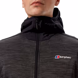 Berghaus Mens Thraskii Hooded Jacket - XL, Grey/Black