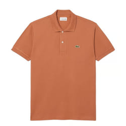 Lacoste Mens L.12.12 Original Pique Classic Polo Shirt - S, Brown