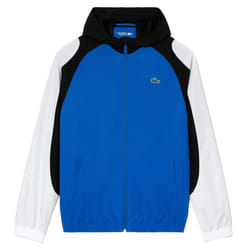 Lacoste Mens Sport Colour Block Tennis Jacket - S, White/Blue/Black