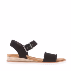 Skechers Womens/Ladies BOBS Desert Kiss - Adobe Princess Sandals - 6 UK, Black