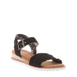 Skechers Womens/Ladies BOBS Desert Kiss - Adobe Princess Sandals - 5 UK, Black