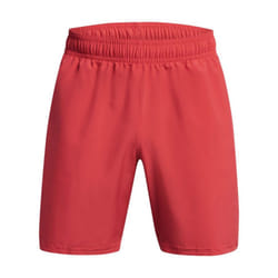 Under Armour Mens Tech Wordmark Woven Shorts - S, Red