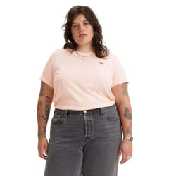Levis Womens/Ladies The Perfect Plus T-Shirt - 22 UK - 24 UK, Blush